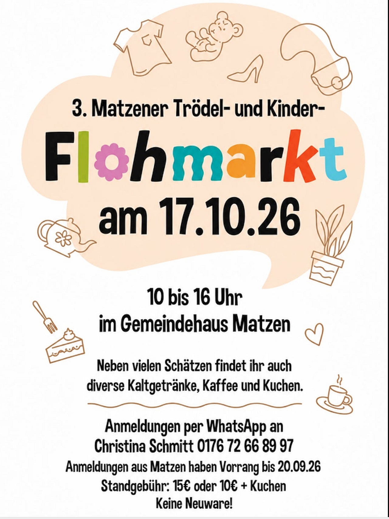 2026 10 17 Kinder Flohmarkt