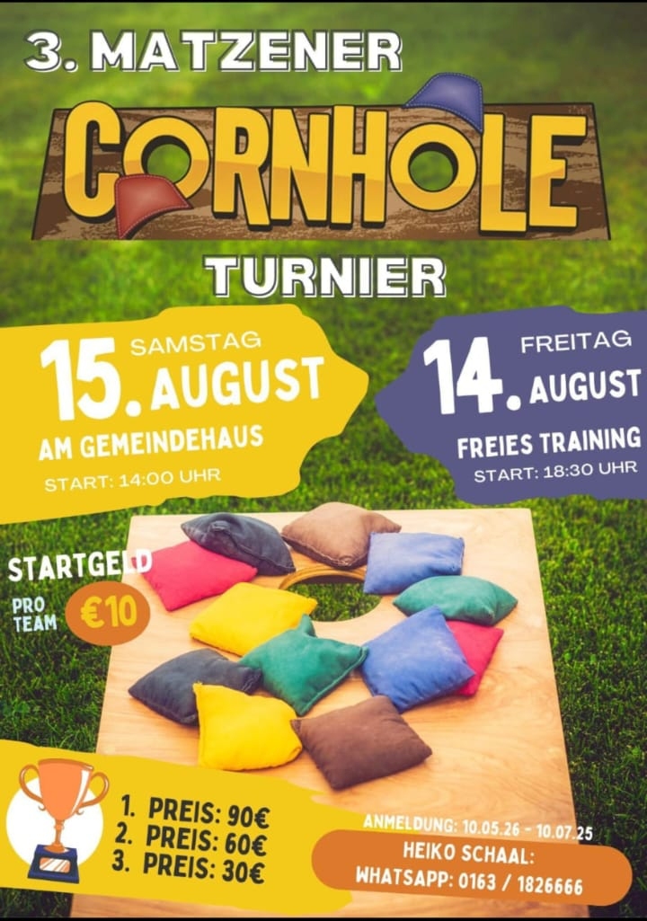2026 08 15 Cornhole Turnier