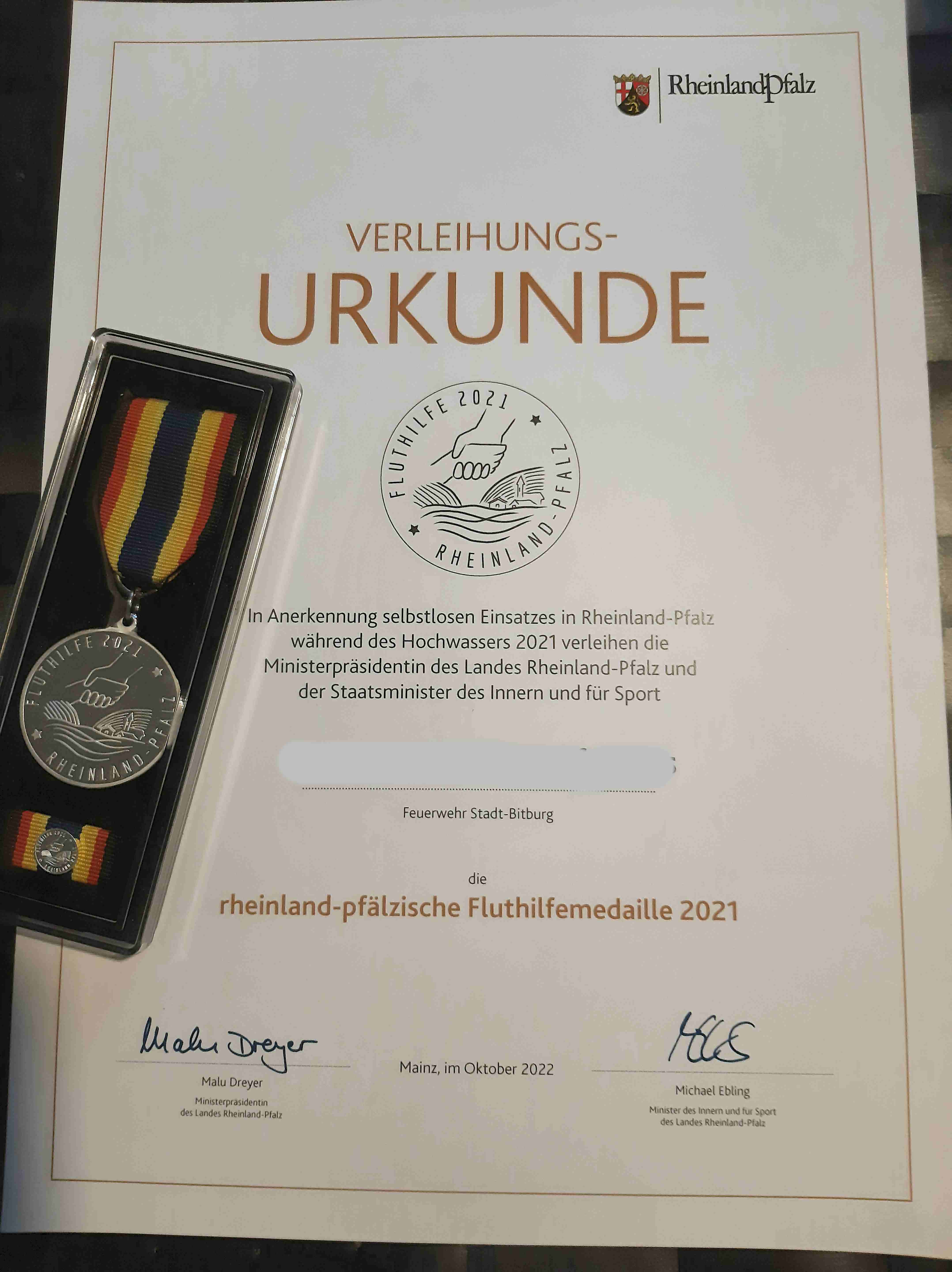 2023 05 04 Fluthilfe Medaille