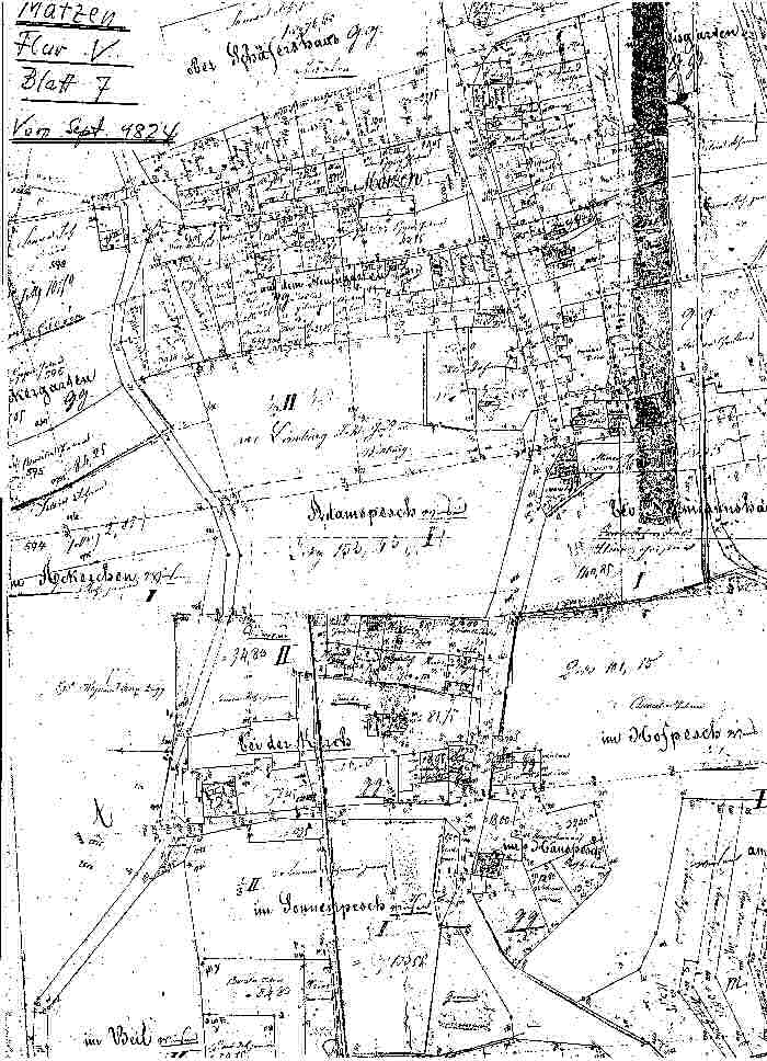 1824-Grundstueckskarte Matzen-klein.jpg Grundstueckskarte von Matzen aus dem September 1824